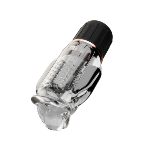 Men’s Licking Vibrating Heating Rechargeable Masturbator Sex Toy – 161